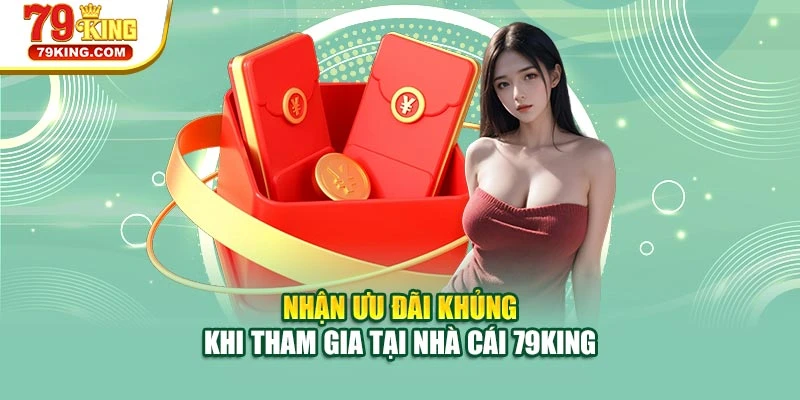 Nhận ưu đãi khủng khi tham gia tại nhà cái 79KING